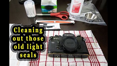 slr light seal test|camcorder light seal replacement.